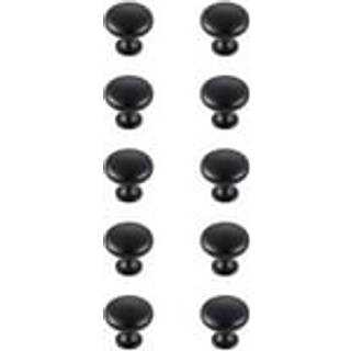 Cadon 1.2 """" Diameter Mat Black Mushroom Knob Multipack (S?t p? 10)