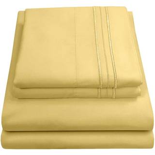 RV Queen Bedark - Åndbar luksusplader med fuld elastik og sikre hjørne stropper indbygget - 1800 Supreme Collection Extra Soft Deep Pocket Beddin