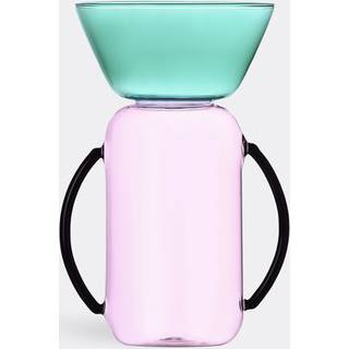 Ichendorf Milano Vases - 'Gelée' vase, medium, smoke and pink in MULTICOLOUR Borosilicate glass