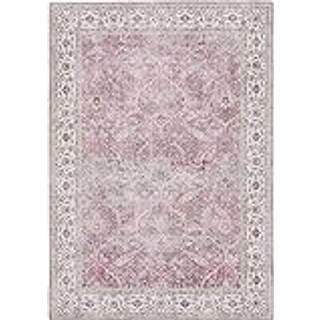 Kortluvet tæppe Laury med ornamentmønster