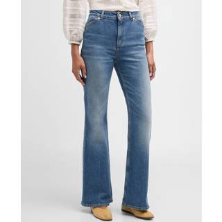 Dorothee Schumacher Denim Love high-rise flared jeans - blue - XL