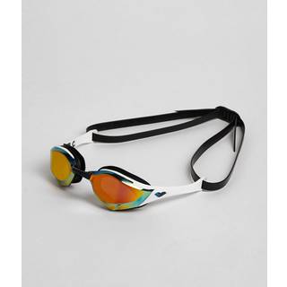 Arena Elite svømmebriller - Cobra Edge SWIPE Mirror - Hvid/guld