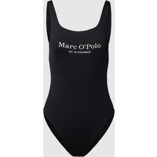 Marc O Polo Logo Swimsuit - Black - Medium