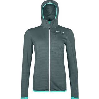 Ortovox Women's Fleece Light Grid Hooded Jacket Fleecejakke Damer størrelse L farve blå