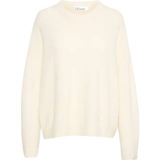Karen By Simonsen Denikb Oversize Oneck Strik 10104720 Egret Melange (SMALL)