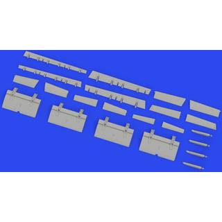 Su-25 flaps and slats PRINT 1/48 ZVEZDA