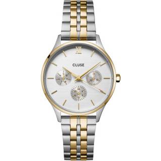 CLUSE Gold Mix Minuit Multifunction Watch - Gold