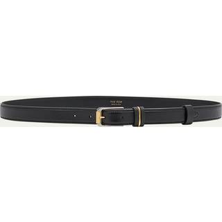 The Row Leather belt - black - 90CM