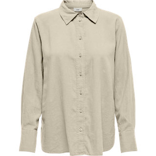 Say Linen Skjorte, Oatmeal Melange, S