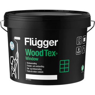Vinduesmaling Svanemærket - Flügger Wood Tex Window 9,1 L