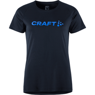 Craft Women's Core Unify Logo Tee Blaze/Jump, XS