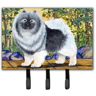 """" Caroline's Treasures SS8127TH68 Keeshond Leash Holder eller Key Hook Large Multicolor """"