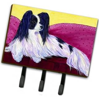 """" Caroline's Treasures SS8416TH68 Papillion Leash Holder eller Key Hook Large Multicolor """"