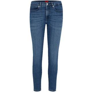 Skinny fit jeans i blå denim med ekstra stræk