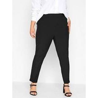 Yours Curve Yours Curve Black Stretch Tapered Trousers