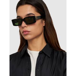 Off-White Unisex OERI127 Arthur 1055 black Solbriller Acetat Sort Grøn Firkantet Normal