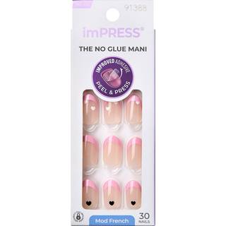 KISS imPRESS The No Glue Mani kunstige negle Ditto 30 stk. - 30 stk.