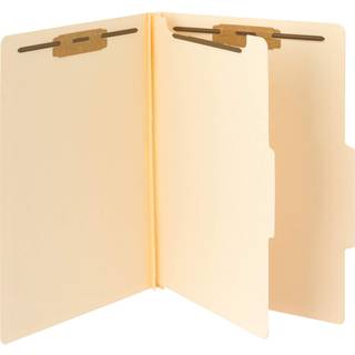 Smeadklassificeringsfilmappe 1 divider 2 """" Udvidelse 2/5-sk?ret fane Legal st?rrelse Manila 10 pr. Boks (18700)