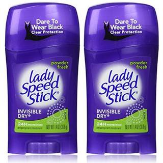 Lady Speed ???tick Usynlig t?rt pulver Frisk antiperspirant deodorant netto wt. 1,4 oz. (2 Pack Value Bundle) af Lady Speed ???tick