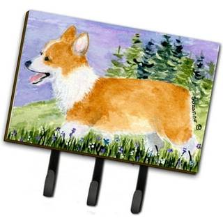 """" Caroline's Treasures SS8912TH68 Corgi Leash Holder eller Key Hook Large Multicolor """"
