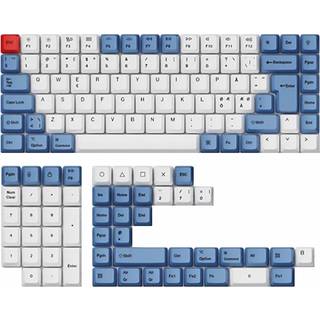 Keychron PBT Full Keycap Set 141 keys - Modern Blue - Nordic - Keycaps - Nordisk