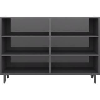 Skænk 103,5X35X70 Cm Konstrueret Træ - Grå højglans