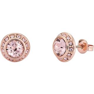 Ted Baker Soletia Rose-Gold Solitaire Sparkle Halo Stud Earrings - Rose Gold