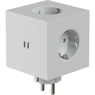 Strømudtag Square 2 - 3 elektriske + 2 USB-C, Farve Gotland Grey