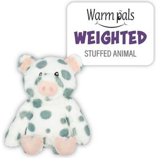 1i4 Group Warm Pals - Pig - Lavendel duftende søde opvarmelige plys legetøj til alle aldre - udstoppet dyr, der kan opvarmes eller afkøles til ko