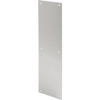 Prime-line J 4581 D?r Push Plate 4 in. X 16 tommer. Satin aluminium (enkelt pakke)