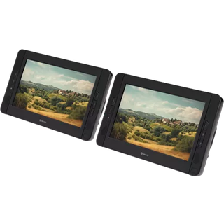 Denver bærbar DVD afspiller - 2x 10" skærm - LCD - Sort