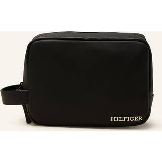 Tommy Hilfiger Herren Kulturtasche schwarz Mikrofaser/Nylon