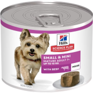 Hill's SCIENCE PLAN Small & Mini Adult 7+ Mousse Med Oksekød - 200 g