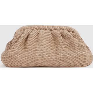 Reiss Gia Raffia clutch taskeEn