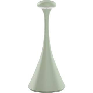 Genopladelig LED-bordlampe Nudrop mini, salviegrøn, IP54, dæmpbar