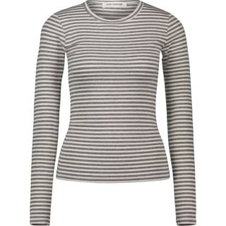 Sofie Schnoor Snos433 Long Sleeve Bluser Snos433 Grey Stripe (SMALL)