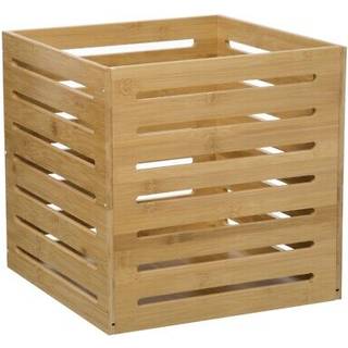 Rumdelerkasser i bambus - Natur - 31cm x 31cm x 31cm - Adeline