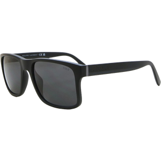 Polo Ralph Lauren PH4195U 500187 57 Solbriller Mænd Black - Matte Black - 57mm