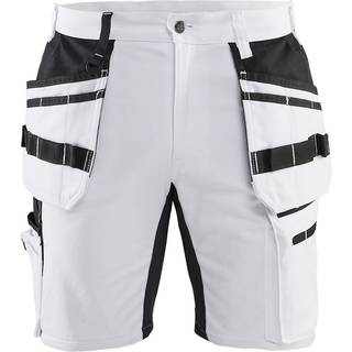 Blåkläder 1911 Shorts med stretch X1900 / Arbejdsshorts med stretch X1900 - D124 - Hvid/Sort