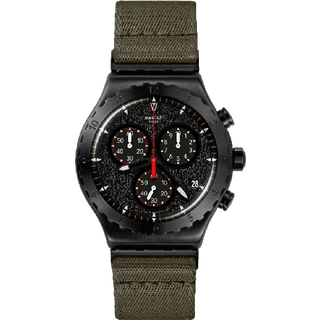 Swatch YVS444GC Core Sort/Stål Ø43 mm