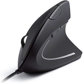 Anker Ergonomic Optical USB Wired Vertical Mouse Black