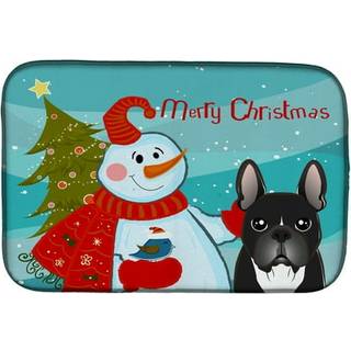 """" Caroline's Treasures BB1847DDM Dish Drying Mat 14 X 21 Snowman """"