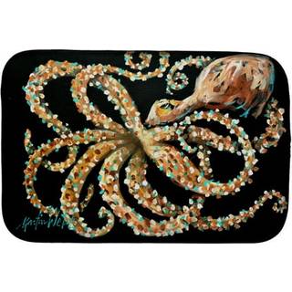 """" Caroline's Treasures MW1275DDM Eye on You Octopus Dish-Drying-Mats 14 X 21 Multicolor """"
