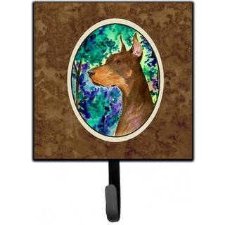 """" Caroline's Treasures SS8457SH4 Doberman Leash Holder eller Key Hook Small Multicolor """"