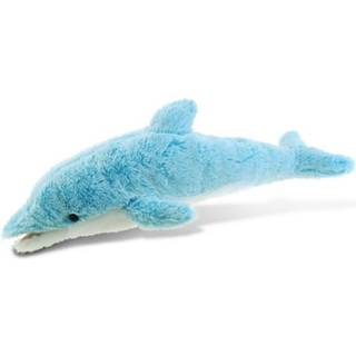 Dollibu Plush Dolphin Fyldt dyr - Soft Plush Huggable Blue Dolphin Adorable Playtime Dolphin Plush Toy Cute Sea Life Cuddle Gifts To Kids & Adult