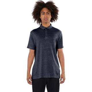 KnowledgeCotton Apparel Regular Linen Polo Total Eclipse