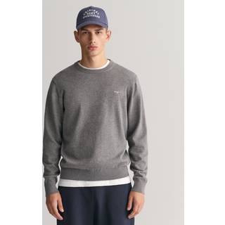GANT Herre Klassiske crewneck sweater i bomuld (XS)