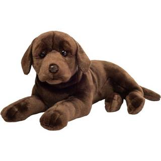 Stor Labrador bamsehund Blød kammebamse - Ligner ægte brun hund.