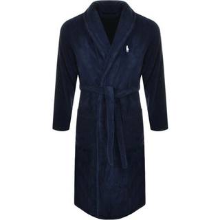 Polo Ralph Lauren Herren Bademantel blau Baumwolle & Mix unifarben