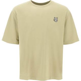 Maison Kitsune Fox Head T Shirt Green